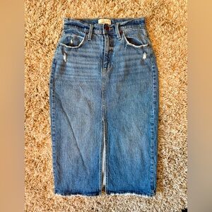 Universal Thread Denim Midi Skirt